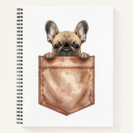 Frenchie Pocket Journal | Cute Dog Mom Notebook ノートブック