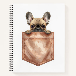 Frenchie Pocket Journal | Cute Dog Mom Notebook ノートブック