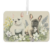 Frenchie Puppies カーエアーフレッシュナー (裏面)