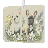 Frenchie Puppies カーエアーフレッシュナー (左)