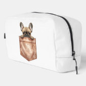 Frenchie Puppy Pocket Makeup Bag & Pencil Case ドップキット (右コーナー)