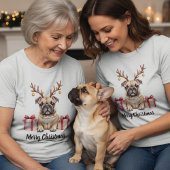 Frenchie Reindeer Tシャツ