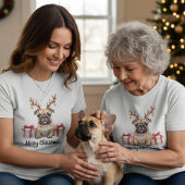 Frenchie Reindeer Tシャツ