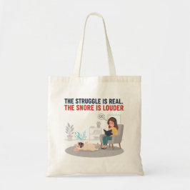 Frenchie Snoring Loud Funny Dog Mom Gift トートバッグ