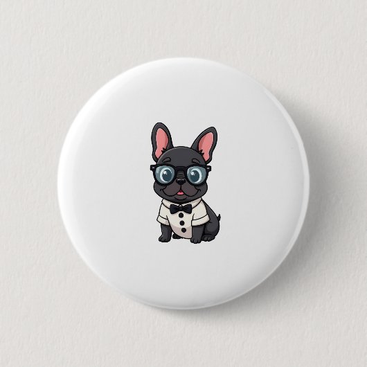 Frenchie The Gentlemen コピー (4) 缶バッジ (正面)