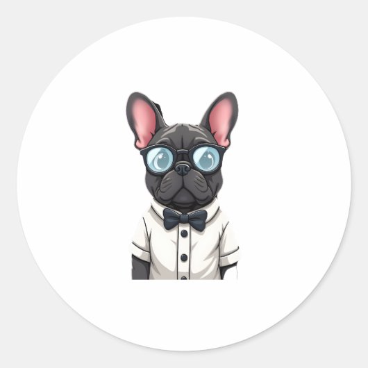 Frenchie The Gentlemen コピー (6) ラウンドシール (正面)