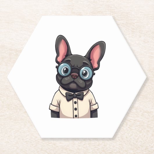 Frenchie The Gentlemen Copy (3) ペーパーコースター (正面)