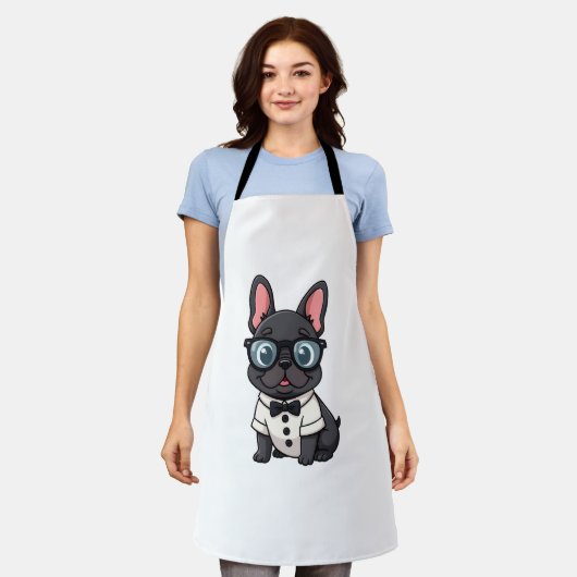 Frenchie The Gentlemen Copy (4) エプロン (着用した状態)