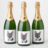 Frenchie The Gentlemen Copy (4) スパークリングワインラベル (ボトル)
