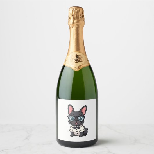 Frenchie The Gentlemen Copy (4) スパークリングワインラベル (正面)