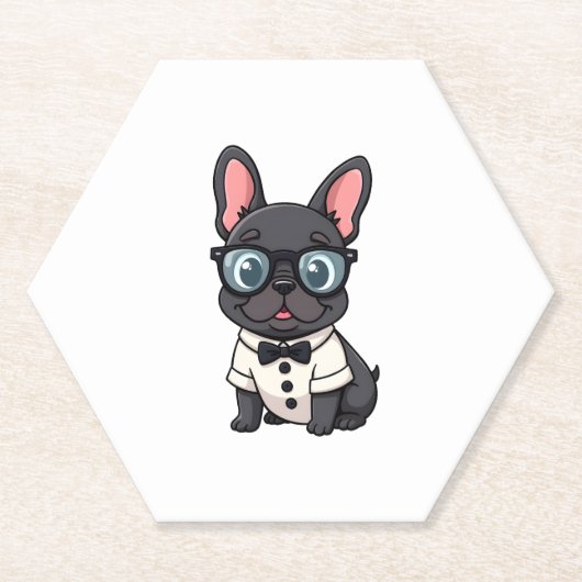 Frenchie The Gentlemen Copy (4) ペーパーコースター (正面)