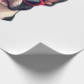 Frenchie Wearing USA Colors (4) ラッピングペーパー (角)