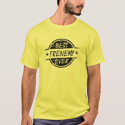 Frenemyの最も最高のな黒 Tシャツ (正面)