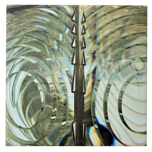 Frensel Lens, Cape Blanco Light house, Oregon Coas タイル (正面)