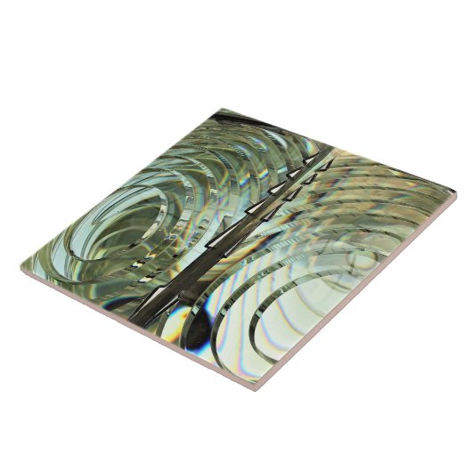 Frensel Lens, Cape Blanco Light house, Oregon Coas タイル (側面)