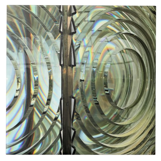 Frensel Lens, Cape Blanco Light house, Oregon Coas タイル (正面)