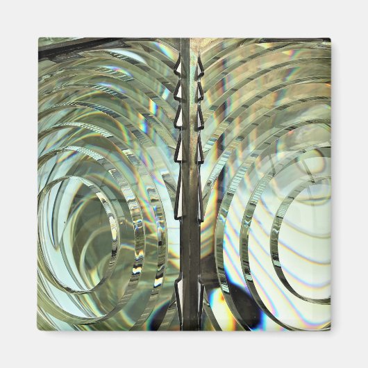Frensel Lens, Cape Blanco Light house, Oregon Coas マグネット (正面)