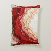 Frequency Abstract Christmas Festive Sovereignty アクセントクッション (裏面(縦))