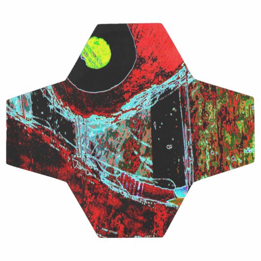 Frequency Serpent – Abstract Energy Compact Mirror サッカーボール (フラット)