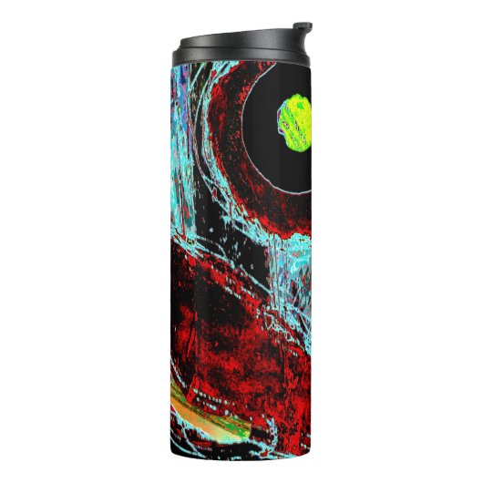 Frequency Serpent – Abstract Energy Compact Mirror タンブラー (回転左)