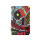 Frequency Serpent – Abstract Energy Compact Mirror バスマット (正面縦)