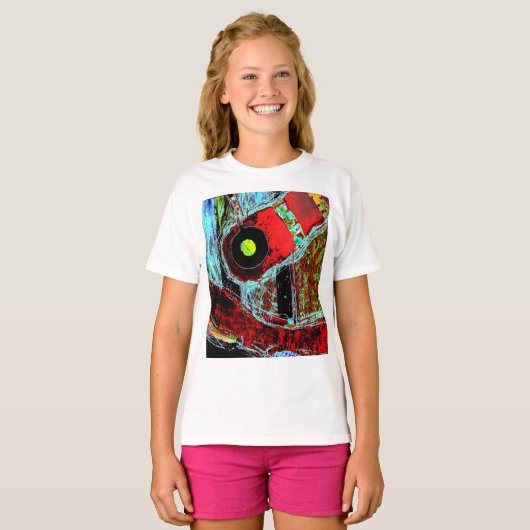 Frequency Serpent – Abstract Energy Compact Mirror Tシャツ (正面フル)