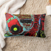 Frequency Serpent –  Abstract Energy Throw Pillow ランバークッション (ブランケット)