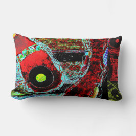 Frequency Serpent –  Abstract Energy Throw Pillow ランバークッション