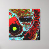Frequency Serpent  Abstract Stretched Canvas Print キャンバスプリント (正面)