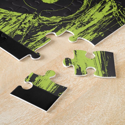 Frequency Serpent – Digital Abstract Energy Puzzle ジグソーパズル (側面)