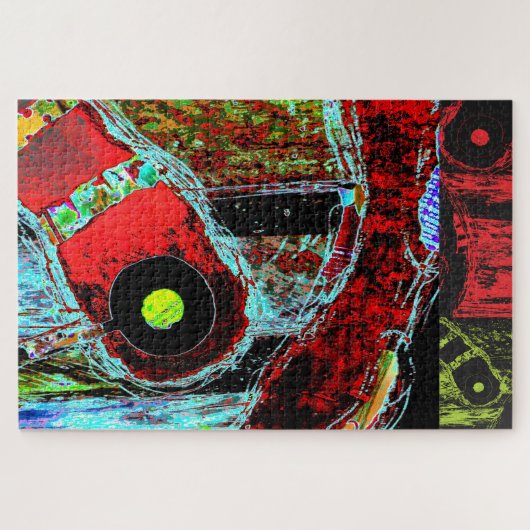 Frequency Serpent – Digital Abstract Energy Puzzle ジグソーパズル (横)