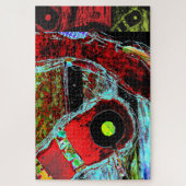 Frequency Serpent – Digital Abstract Energy Puzzle ジグソーパズル (縦)