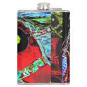 Frequency Serpent – Digital Abstract Energy Vinyl フラスク (裏面)