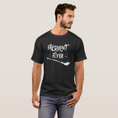 Frequent Flyer Witches Broom Halloween  Costume Tシャツ (正面フル)