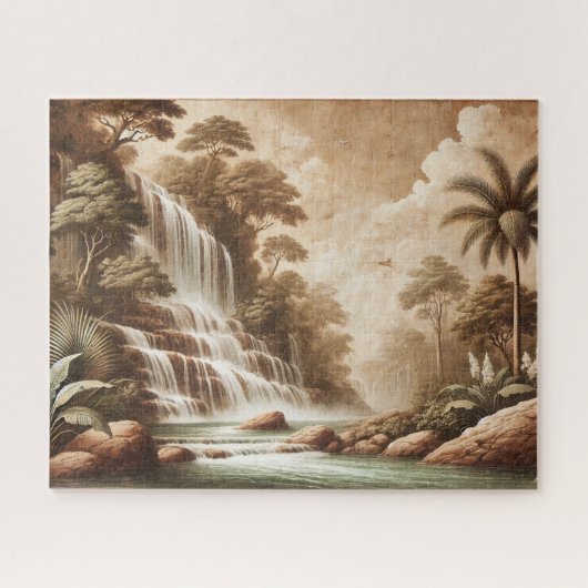 "FRESCO WATERFALL" JIGSAW PUZZLE– LANDSCAPE SERIES ジグソーパズル (横)