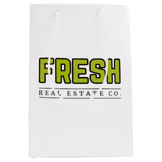 FRESH光沢ギフトバッグ(Mサイズ) ミディアムペーパーバッグ