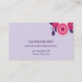 FRESH お洒落 BUSINESS CARD :: 名刺 (裏面)