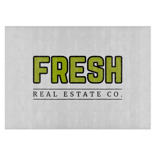 FRESH カッティングボード (ガラス製) (正面)