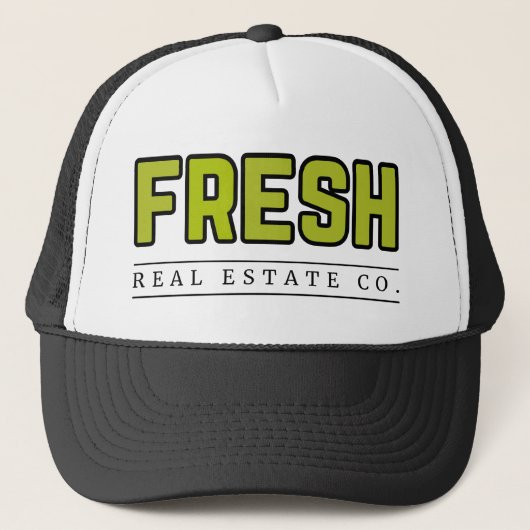 FRESH トラッカーズハット キャップ (正面)