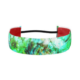 Fresh abstract Non-Slip Headbands,Green abstract  アスレチックヘッドバンド