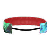 Fresh abstract Non-Slip Headbands,Green abstract アスレチックヘッドバンド (裏面)