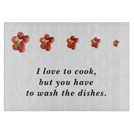 Fresh Apples and Tomatoes Rectangle Cutting Board カッティングボード