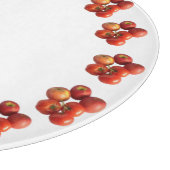 Fresh Apples and Tomatoes Round Glass Cutting Boar カッティングボード (角)