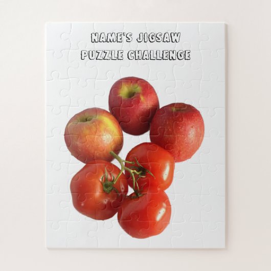 Fresh Apples & Tomatoes Puzzle ジグソーパズル (縦)