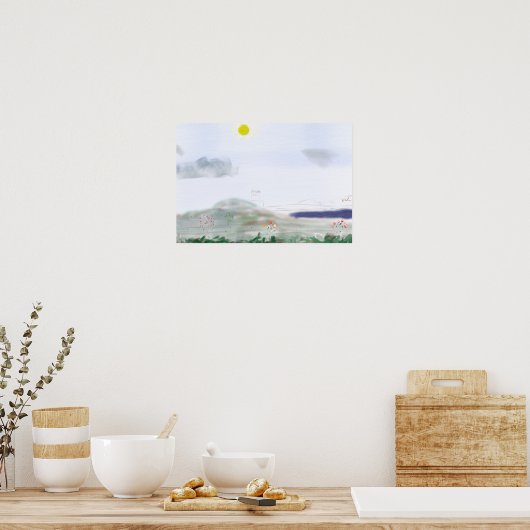 Fresh art to brighten your home ポスター (キッチン)