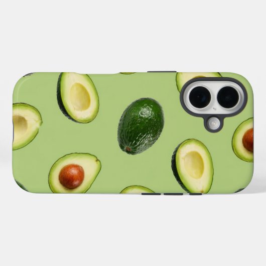 Fresh Avocado Pattern  Case-Mate iPhoneケース (裏面 (横))