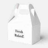 Fresh Baked! Take out box, Restaurant Supplies フェイバーボックス (裏面サイド)