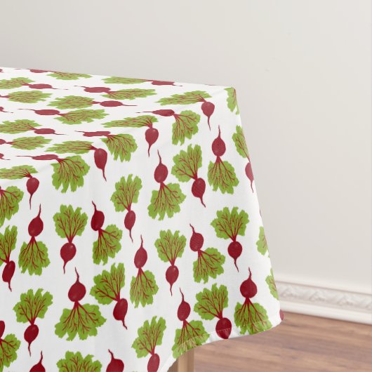 Fresh Beet Collection White テーブルクロス (インサイチュ)