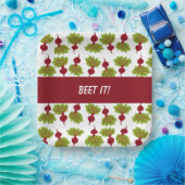 Fresh Beet Collection White ペーパープレート (パーティー)