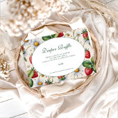 Fresh Berry Gingham Diapper Raffle エンクロージャーカード